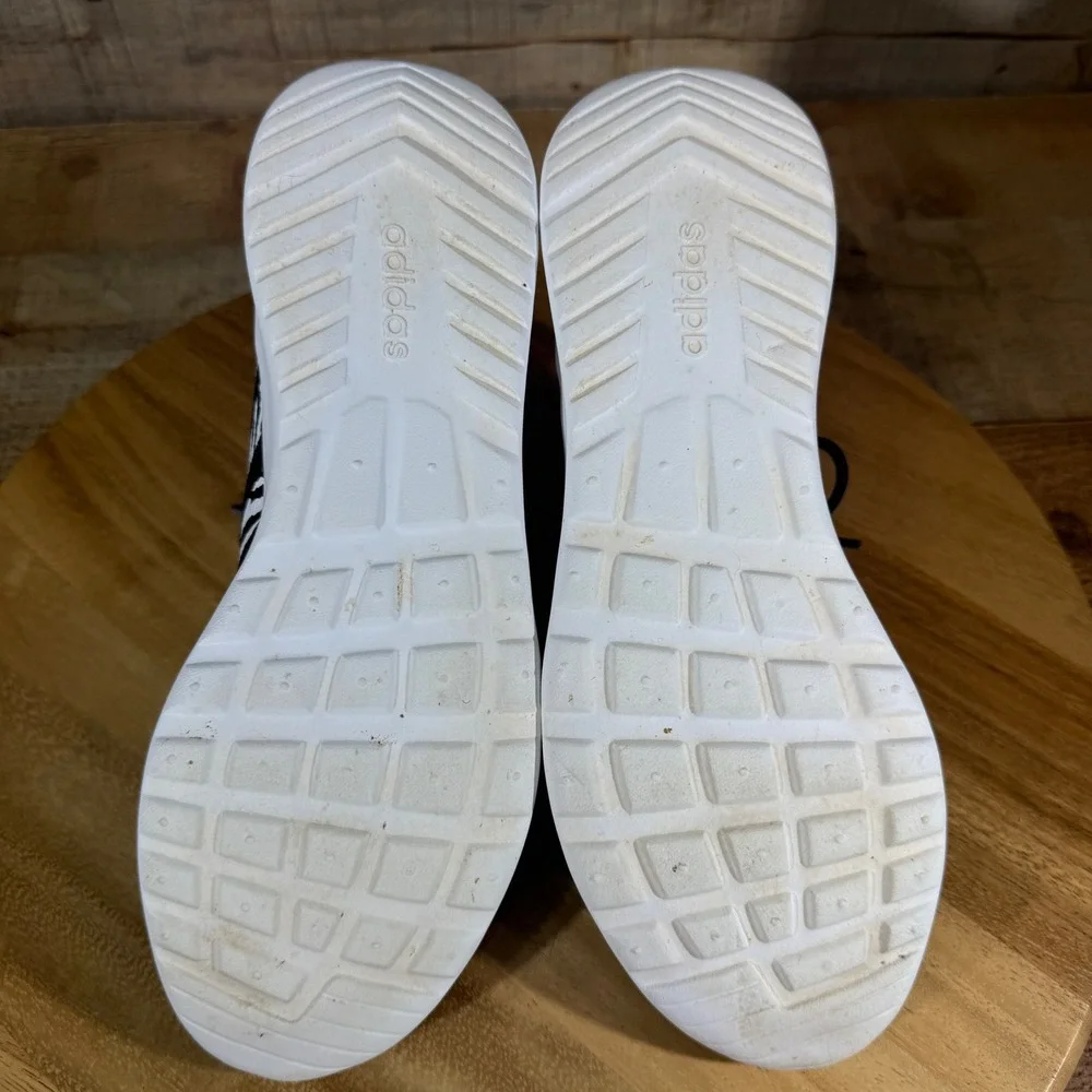 Adidas Sneakers Womens 7.5 Black Zebra Cloudfoam Pure 2.0 H00602 Running Shoes